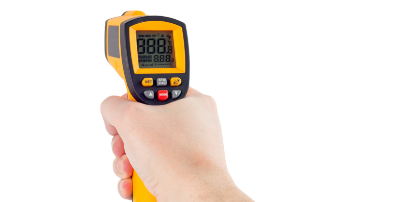 Just grab your infrared thermometer 